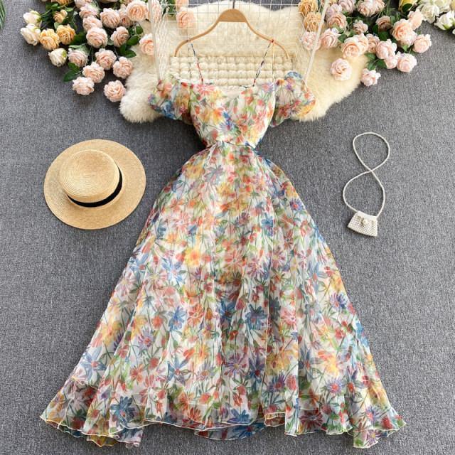 Serena Floral Dress - Label Frenesi Fashion