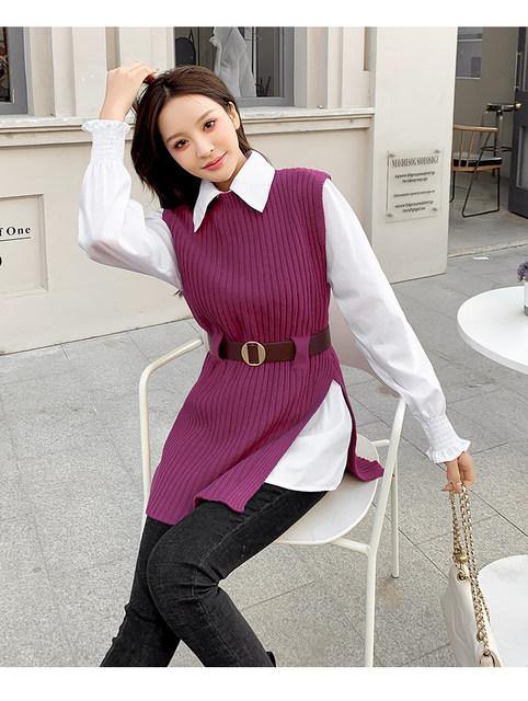 Sherry Vest Sweater Sets - Label Frenesi Fashion