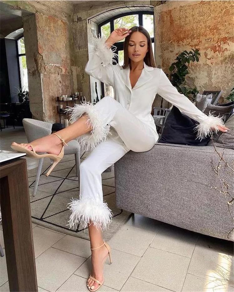 Shiraz Fur Coord Sets - Label Frenesi Fashion
