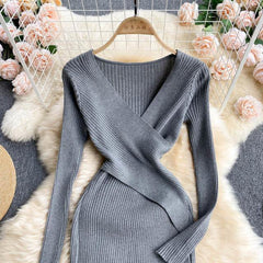 Silvia Knit Dress - Label Frenesi Fashion