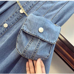 Stark Denim Dress - Label Frenesi Fashion