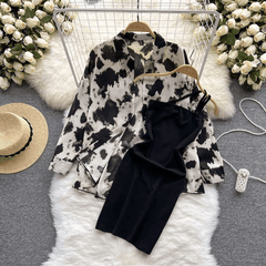 Talia Dress & Shirt Set - Label Frenesi Fashion