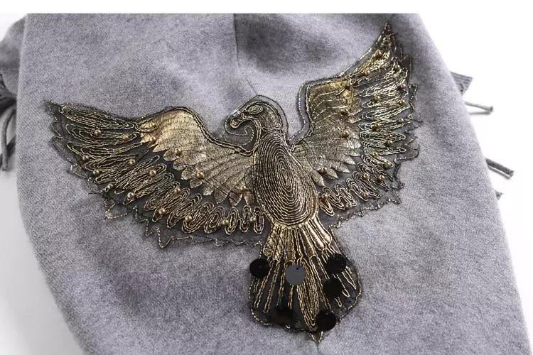 Turtleneck Eagle Cape - Label Frenesi Fashion