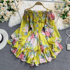 Vally Floral Playsuit - Label Frenesi Fashion