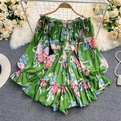Vally Floral Playsuit - Label Frenesi Fashion