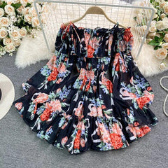 Vally Floral Playsuit - Label Frenesi Fashion