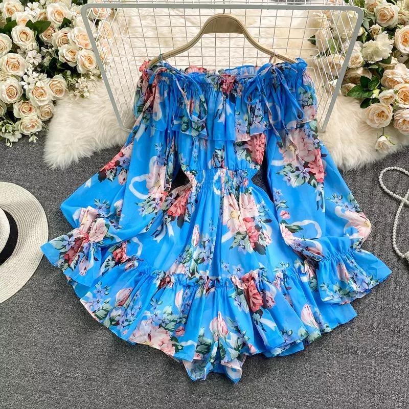 Vally Floral Playsuit - Label Frenesi Fashion