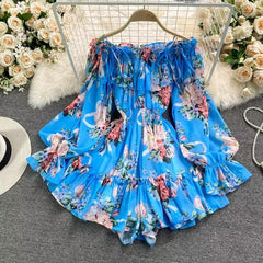 Vally Floral Playsuit - Label Frenesi Fashion