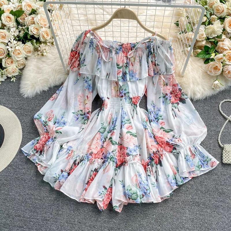 Vally Floral Playsuit - Label Frenesi Fashion