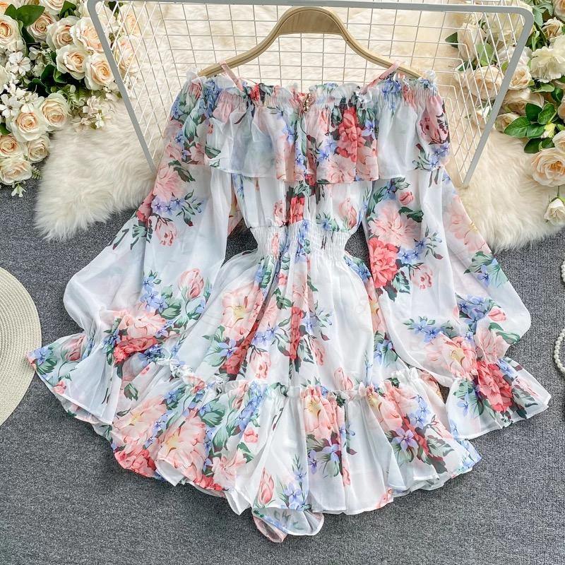 Vally Floral Playsuit - Label Frenesi Fashion