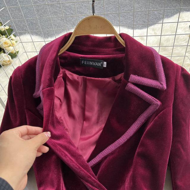 Venice Velvet Trench Coats - Label Frenesi Fashion