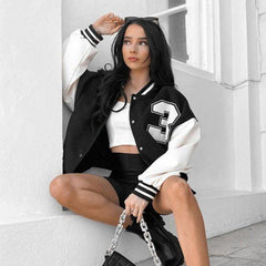 Wisconsin Baseball Jacket - Label Frenesi Fashion