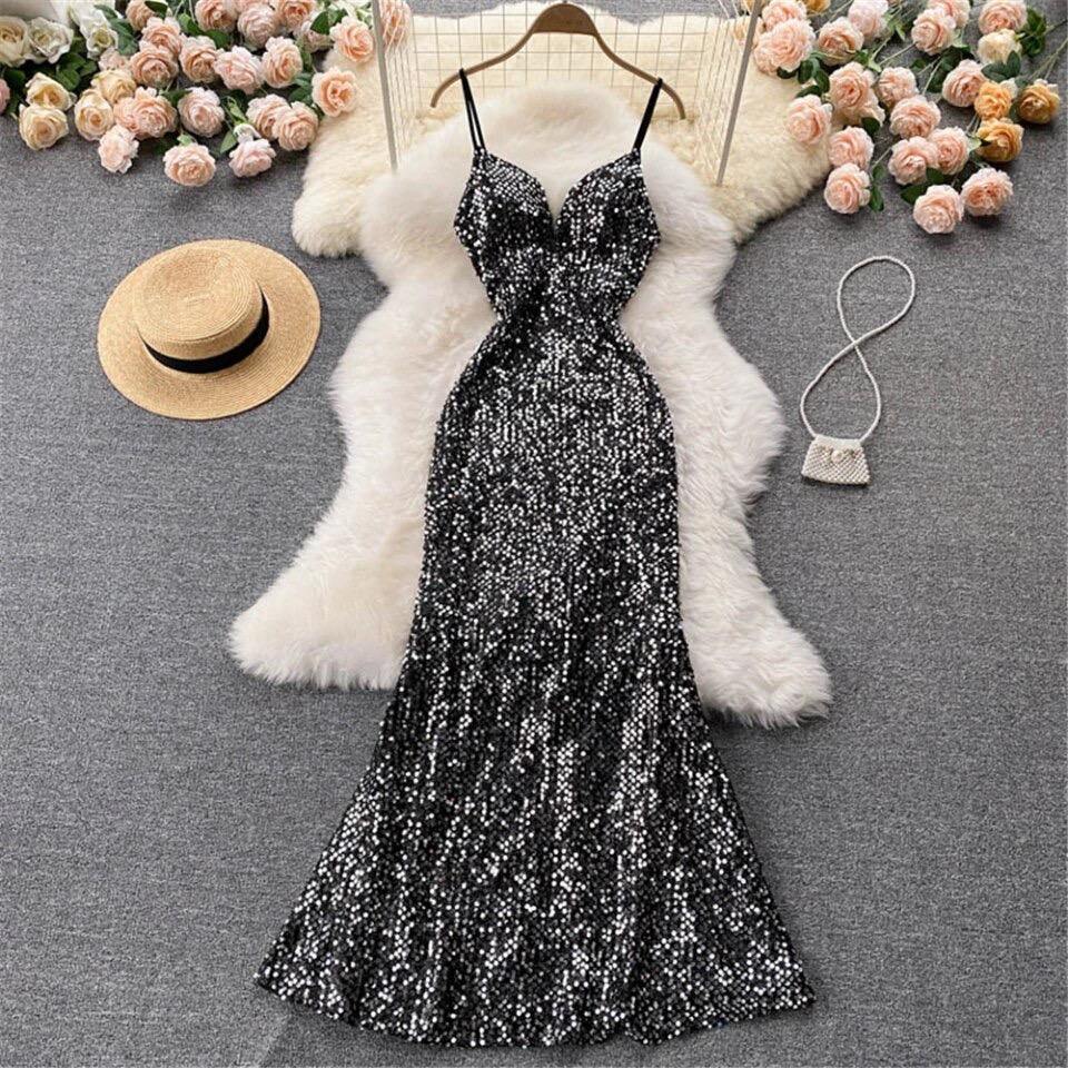 Yale Sequin Dress - Label Frenesi Fashion