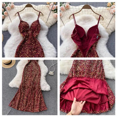 Yale Sequin Dress - Label Frenesi Fashion