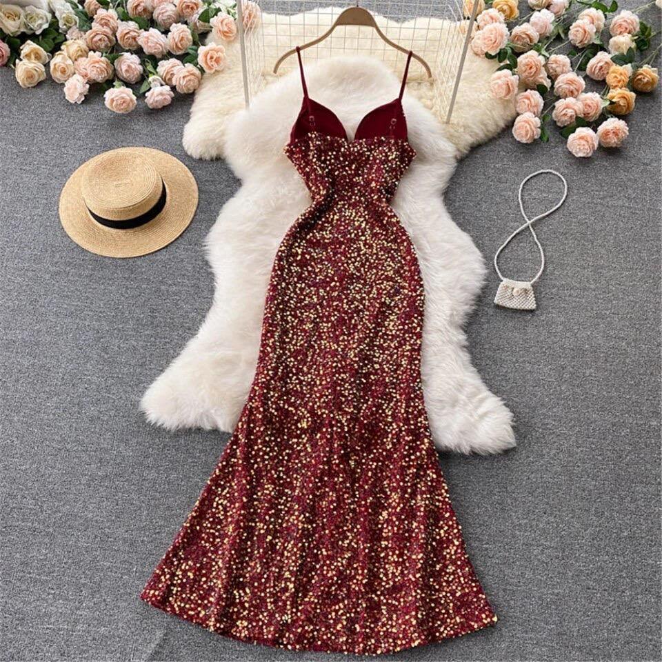 Yale Sequin Dress - Label Frenesi Fashion